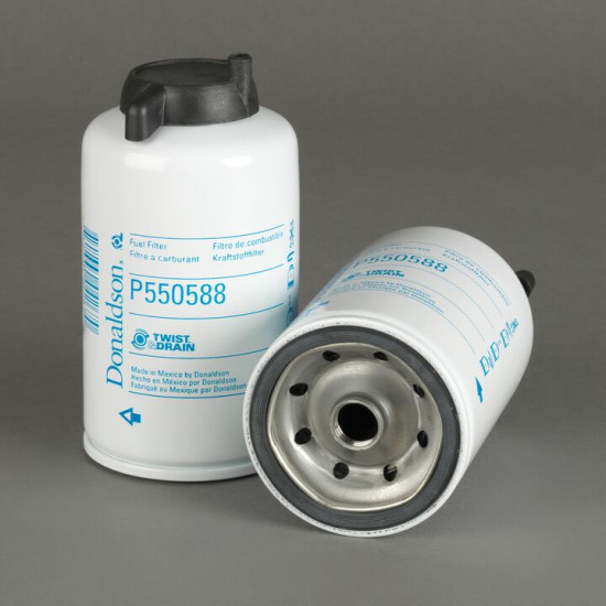 P550588 FUEL FILTER, WATER SEPARATOR SPIN-ON TWIST&DRAIN