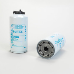 P551026 FUEL FILTER, WATER SEPARATOR SPIN-ON TWIST&DRAIN