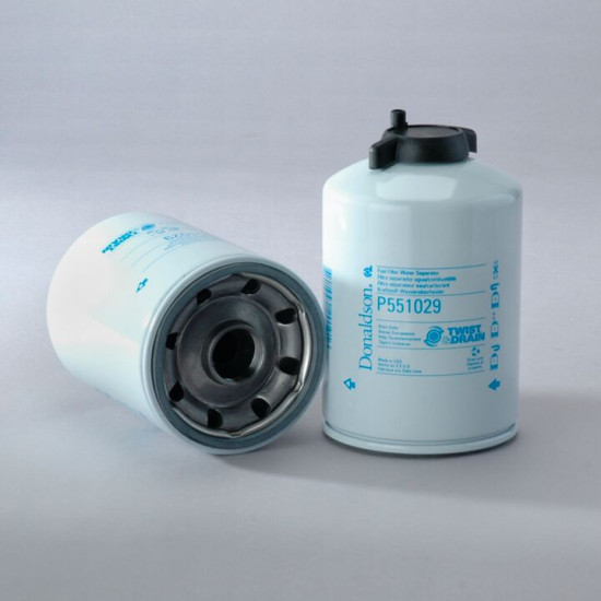 P551029 FUEL FILTER, WATER SEPARATOR SPIN-ON TWIST&DRAIN